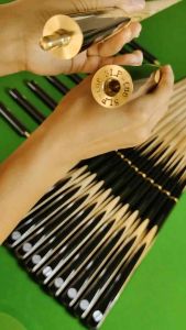 ไม้คิวสนุ๊กเกอร์ 12 จำปาเล็บ 2ท่อน ยาว 57นิ้ว 145ซม. แถมฟรี ท่อนต่อไม้คิว ยาว6 นิ้วให้ทุกด้าม หัวคิว 10มม.