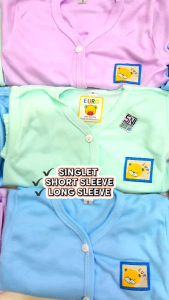 1Set 3Pasang 0-6m Baby Baju Tidur NewBorn Sleepsuit Pajamas Long Sleeve