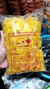 Gula tebu kuning - gula kristal 1 kg - gula batu Karangpakis - gula batu manis - gula batu kuning - gula kristal bagus - gula wedang