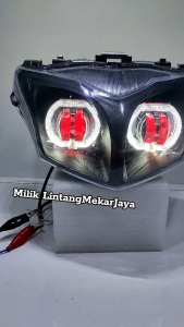 MIKA RELFEKTOR SUPRA 125 HELM IN DAYMAKER BILED 2 LENSA CUSTUME DAYMAKER BILED MINI 2 LENSA