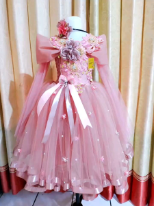 Dress Pesta Anak Slendang (Sematakaki)