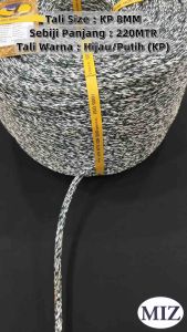 KP 8MM x 220MTR Tali Jaya (Cop Eagle) Tali Rawai KP Rope Tali Kelabu Tali Jaring Pukat Tali Laut Tali Nelayan Tali Sauh