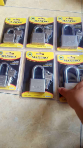 gembok maxpro ver kunci w jantung kuning anti karet