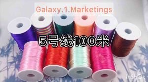 2.0mm Diy Nylon Cord Thread Bracelet Bangle String Tali Gelang 6号编织线 手工线 编织手绳 手链绳 中国结 挂件 吊坠 线