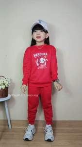 SETELAN MERDEKA ANAK PEREMPUAN DAN LAKI-LAKI MODEL TERBARU 2025/SETELAN HUT RI ANAK MOTIF COWOK-CEWEK USIA 2-10 TAHUN