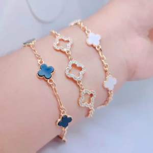 Gelang Jurai Wanita Terbaru Cantik Elegan Kekinian Lapis Emas 18k