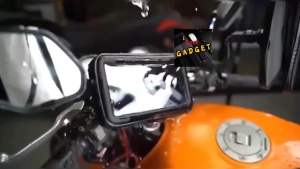 Motor Holder XL 6.5inch Lifestyle 360 Rotation Motorcycle Motorbike Mobile Phone Mount Holder Waterproof Zipper Bag GPS