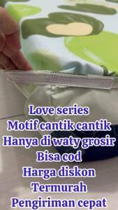 WATYGROSIR 7 SPREI MOTIF LOVE SERIES SPREI KLATEN Sprei Homemade Murah jahitan rapi