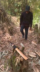 Golok Baja Per Sepuh Asli | Pemotong Kayu Bambu Dengan Mudah