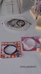 Gelang Spiderman Mutiara Ringan // Gelang Couple Spiderman Mutiara Sintetis