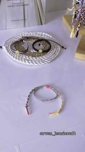 Gelang Tali Rainbow Model Kepang // Gelang Tali Kepang Satin Pelangi