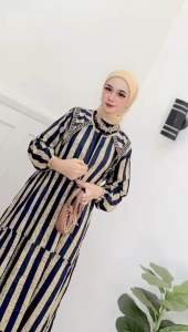 Gamis Salur Viral Kekinian Rayon Armor Premium Terbaru Midi Dress Wanita Kekinian Mewah Midi Dress Rayon Import Midi Dress Wanita Terlaris Terbaru