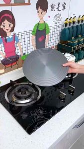 多功能圆形急速导热板Multifunctional Round Rapid Heat Transfer Plate 冷冻食材不易解冻,就入手了这个#导热板,不仅能高效解冻,放在燃气灶上还可以快速升温、预防锅底烧黑#铝制快速解冻板👍