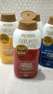 PERSONAL COLLECTION NATURES WAY KERATIN STRAIGHT NOURISH CARE DAMAGE REPAIR SHINE CARE ANTI DANDRUFF SHAMPOO 200ML