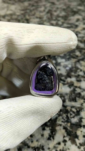 Black Calcite Leklai Pendant 黑方解力泥吊坠 Leklai Amulet 马来西亚力泥 100% Natural Leklai Malaysia