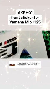AKP Front Sticker for YAMAHA MIO i125