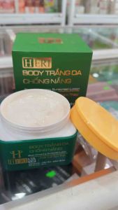 Kem Body Dưỡng Trắng Da Chống Nắng Toàn Thân HERI 150ml Chiết Xuất Cam Thảo