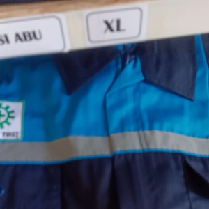 Baju Wearpack Safety K3 Lengan Panjang Bengkel Proyek Kantor
