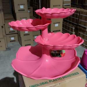Four-grid Superposition For Home Use Fotrune Leaf Tray
