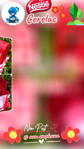 🛍️ กระเป๋าผ้าลายดอกไม้ Nestle Cerelac ~🌸🌼