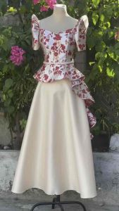 Modern Filipiniana Lily  Dress Raffles