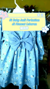 TokoDemesJogja: Gamis Wacika Dress Set Bayi Perempuan Cantik Lucu Bahan Toyobo Polos Shakilla