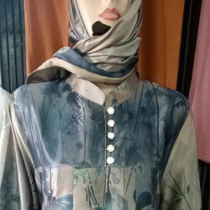 GAMIS CANTIK SILKY MURAH BERKUALITAS BAHAN ARMANI SILKY LD 115