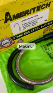 KRAN WASTAFEL CUCI PIRING STAINLESS STEEL SUS304 AMERITECH / KRAN DAPUR SINK CUCI PIRING STAINLESS
