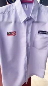 Lencana Stiker Bendera Malaysia Jalur Gemilang KPM Size Sticker Iron On Baju Sekolah Heat Press DTF [ 10 / 5 pcs ]