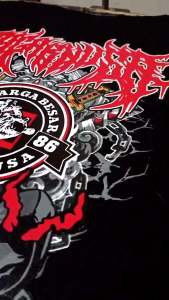 Kaos/T-shirt Hodie Pagar Nusa Fighter Muslim Sablon Plastisol