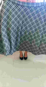 chân váy chống nắng sọc umi