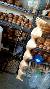 Native bamboo spiral