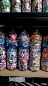 Ecobrick 1500 ml/ful warna/plastik
