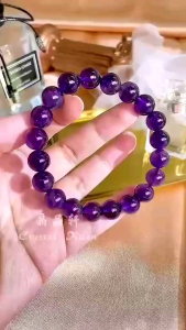 [MY🇲🇾 Ready Stock] 10MM 乌拉圭紫晶手串Uruguayan Amethyst Bracelet｜招贵人 ✦ 旺人缘 ✦ 聚财辟邪 ✦ 改善风水｜✦✦