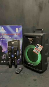 Speaker Portable Soundbest FT8 Original Mic UHF Bluetooth