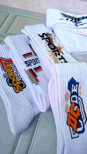 Kaos kaki pria dewasa sport tebal panjang ( 3&6 pasang)
