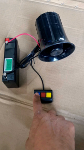 Còi hú 3 chế độ nguồn Dc 12v