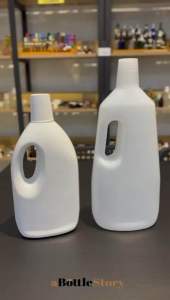 Square HDPE Bottle with Handle / Soap Bottle / Dish Wash / Detergent Bottle (1.25L / 2.0L)