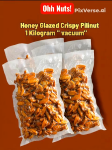 HONEY GLAZED CRISPY PILINUT 1KILOGRAM "VACUUM PLASTIC"