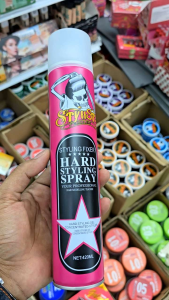 Professional Natural Ultra-Hold Hair Spray with Heat Protection for Dry Curly Hair Hair Extensions Daily Use Stylist Hard Styling Spray