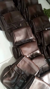 Tu7uh Store Tas Ransel Wanita Kulit Sintetis Tas Gendong Luna Tas punggung motif serut terbaru