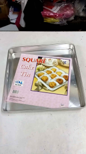 Aluminium Square Cake Tin 铝制方形蛋糕模具 Aluminum Kek Tin Berbentuk Segi Empat