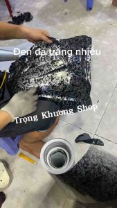 Decal THẾ HỆ MỚI GIẢ đá vân đen carbon 3d dán trang trí xe máy nội thất điện thoại lap top…