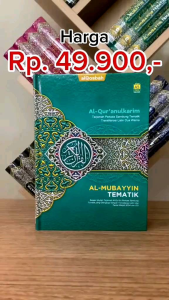 Al Quran Mubayyin Tematik Sambung Ukuran A5 Best Seller