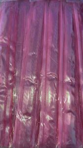 โบว์ริบบิ้น โบว์รูด ริบบิ้นกึ่งสำเร็จรูป โบว์ติดของขวัญ (ยกห่อ 10 ชิ้น) ขนาด 50 มม. สีชมพู