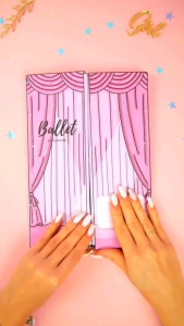 Paper Dolls Ballet Stage and wardrobe Dress Up Activity/mainan kertas patung/Mainan kanak_kanak/Kertas patung kanak/activities anak