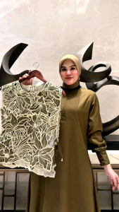 Gamis toyobo premium busui terbaru Gamis bordir ELZARA BLOOM