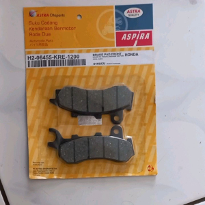 Kampas Rem Depan Honda PCX150 Dispet depan KRE merk ASPIRA