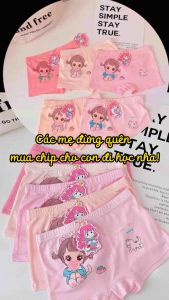 S10Q - SET 10 QUẦN CHIP BÉ GÁI CHẤT THUN COTTON HÀNG QUẢNG CHÂU CHO BÉ GÁI SIZE 10 - 30 KG