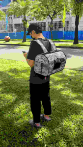 Tas Kucing Pet Cargo Ransel Gendong 3 in 1 Pet Carrier 2 in 1 Tas Travel Tas Hewan Tas Kucing Anjing Musang Kelinci